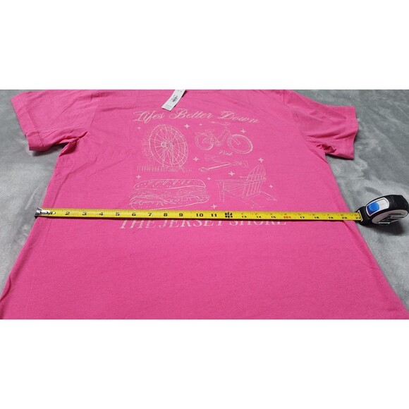 Victoria's Secret Pink Small Pink Jersey Shore Campus Tee NWT - Picture 7 of 7